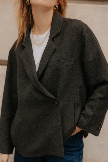 Veste Caroll anthracite Orta