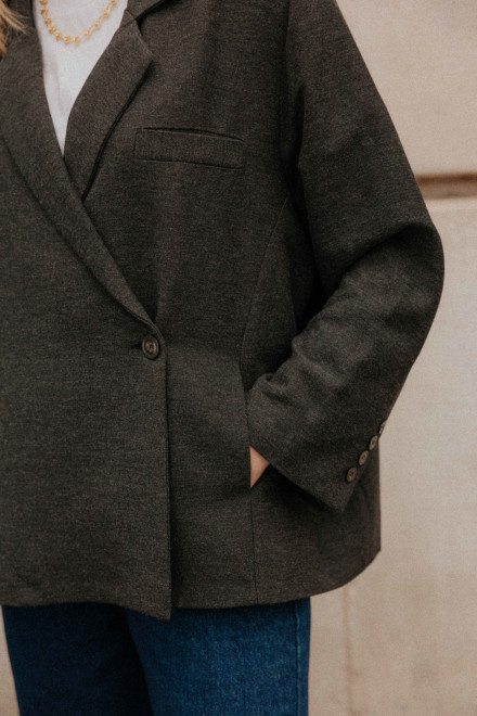 Veste Caroll anthracite Orta