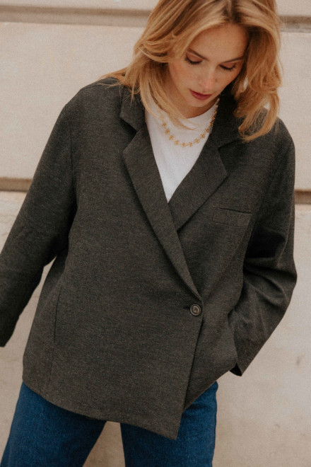 Veste Caroll anthracite Orta