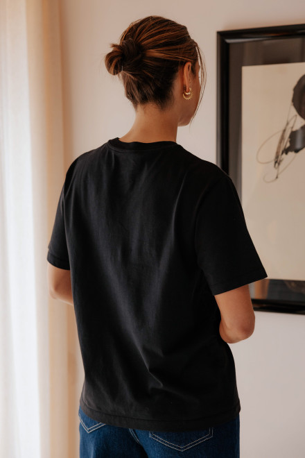 T-shirt Vincent Noir Orta