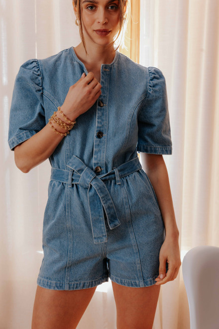 Combishort Donatienne Bleu clair Orta
