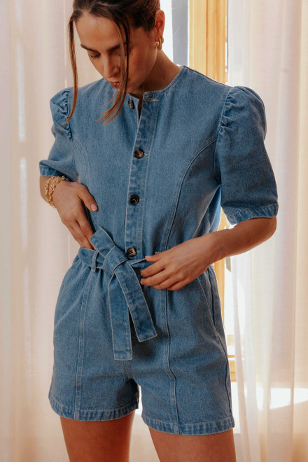 Combishort Donatienne Bleu clair Orta