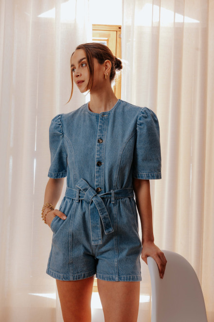 Combishort Donatienne Bleu clair Orta