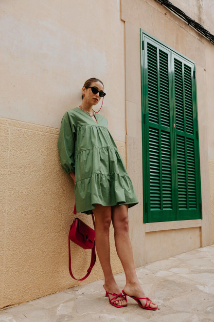 Robe Brune Kaki orta