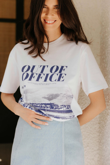 T-shirt Vincent Out of office orta