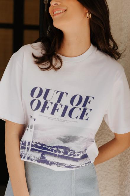 T-shirt Vincent Out of office orta