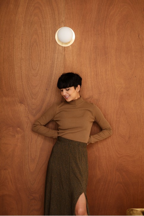 Adeline leopard skirt