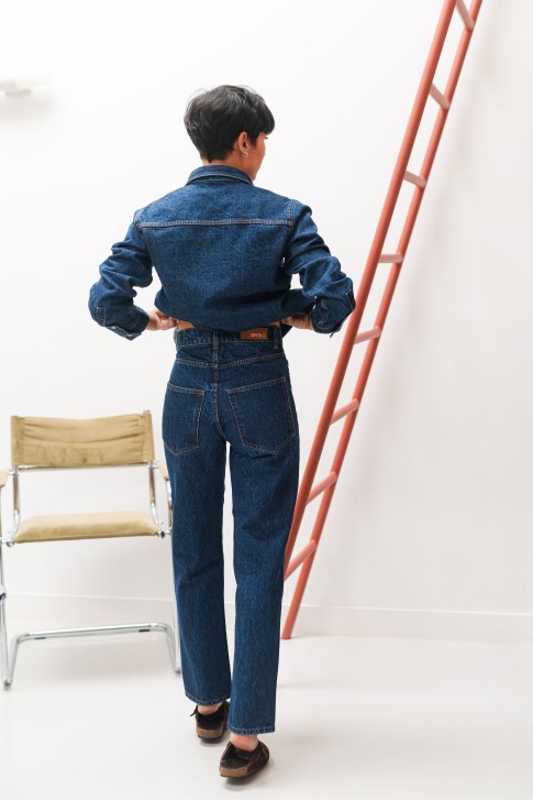 James raw denim jeans