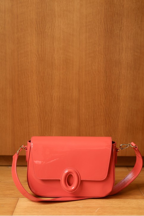 Sac Le Bruxelles Vernis orange