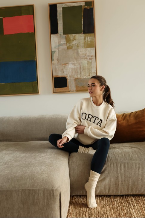 Ecru Georges sweatshirt