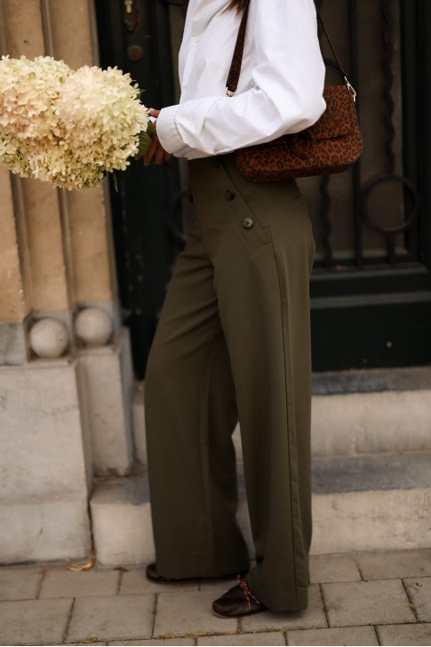 Pantalon Mathieu kaki