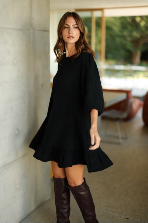 Black Inès dress