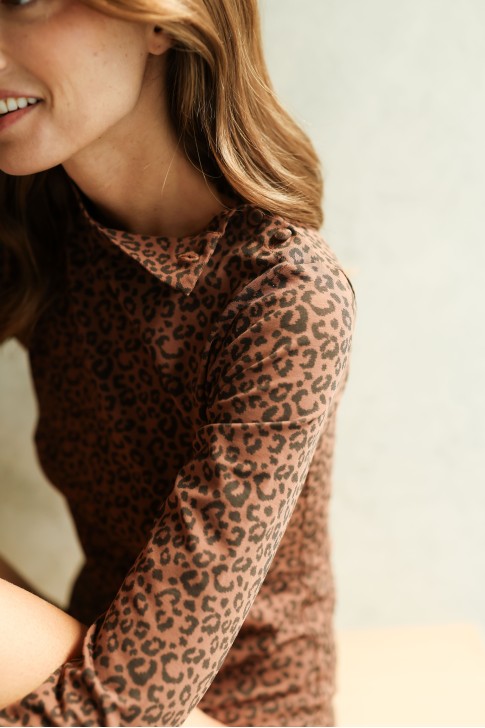 Leopard Gigi bodysuit