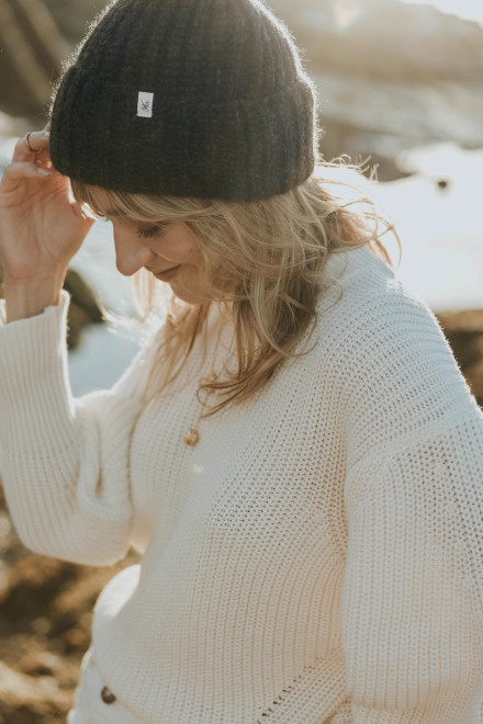 William anthracite beanie - Orta